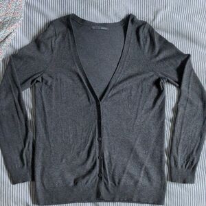 Smart Set Charcoal Cardigan Size Large